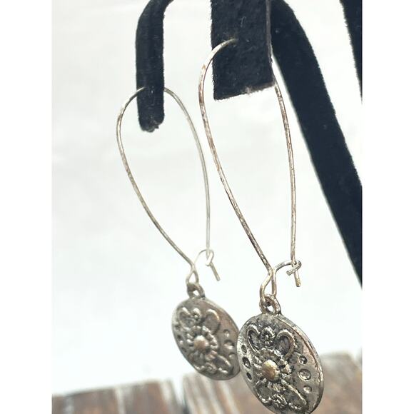 Women's Statement Necklace and Earring Set Silver Boho GUC - Picture 8 of 8